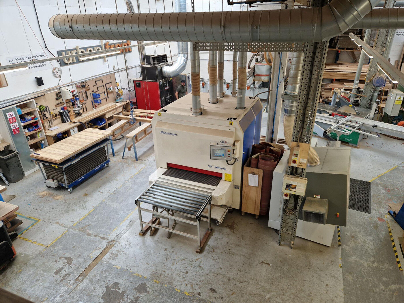 Urban Front workshop with a sustainable heating system