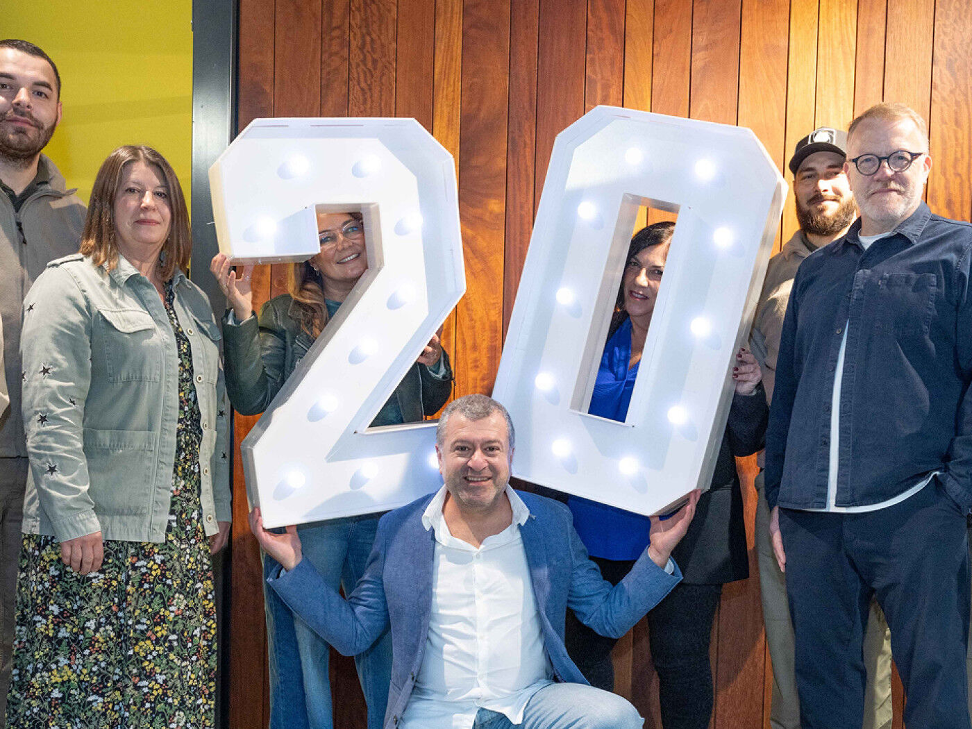 The Urban Front team celebrating 20 years in business