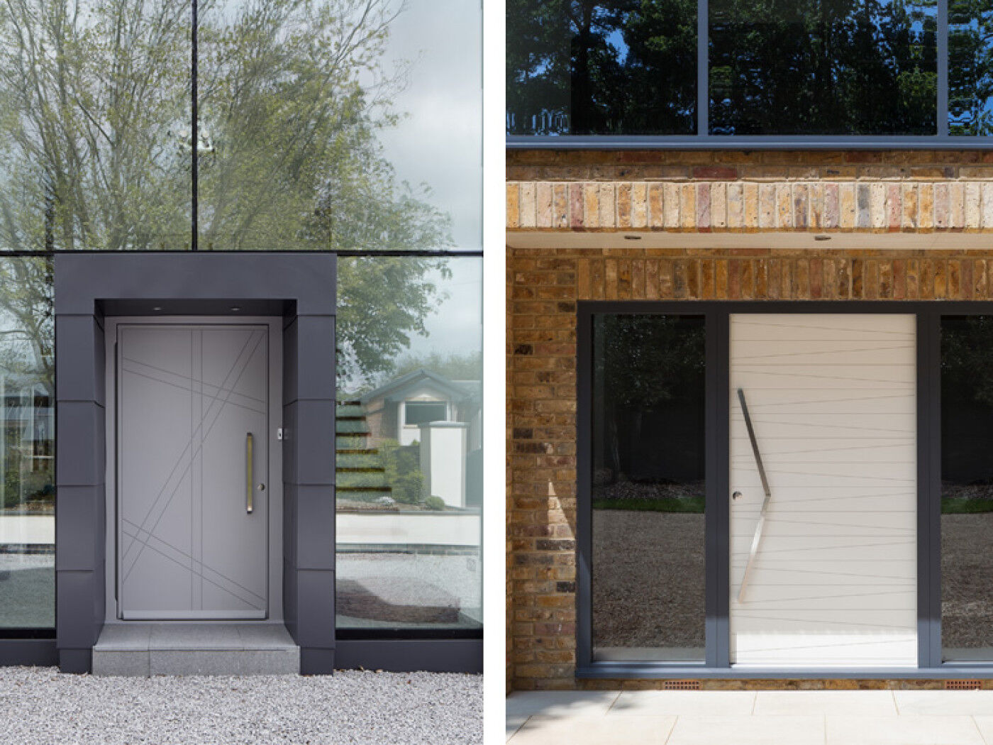 Go a few shades lighter than your windows or better still a completely different colour