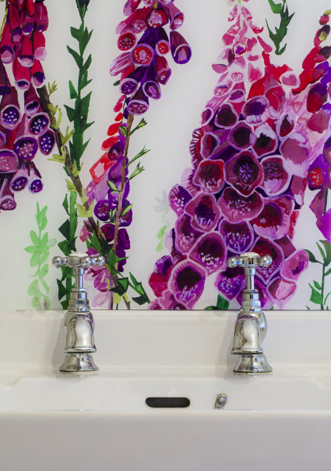 Emma Britton Foxglove Vanity Splashback