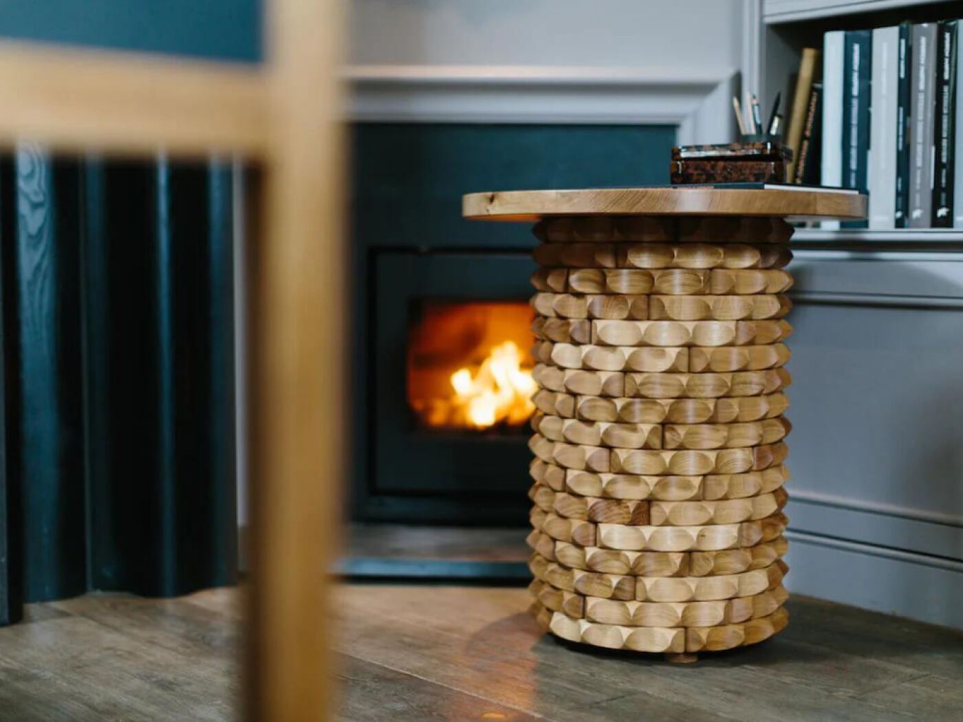 From the workshop of Max McCance in Fife, Scotland comes this special side table. Available from £4,333. 