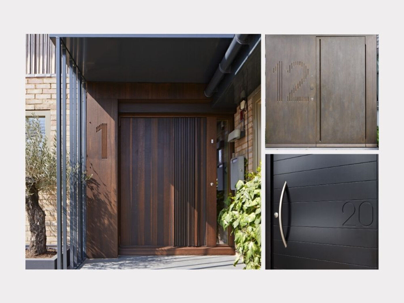 Made for you the perfect house number blog urban front etching