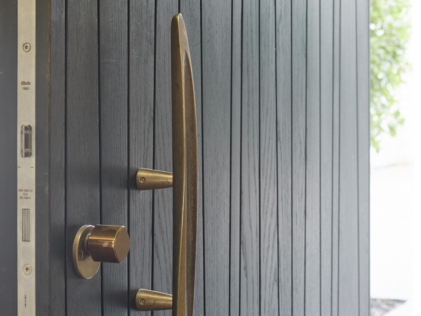 door thickness u values