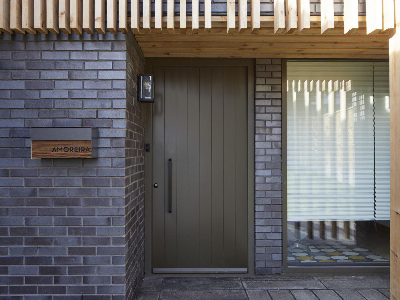 While many people are drawn to woods' natural grain and finish, there are lots of ways to personalise, like a custom painted wood door