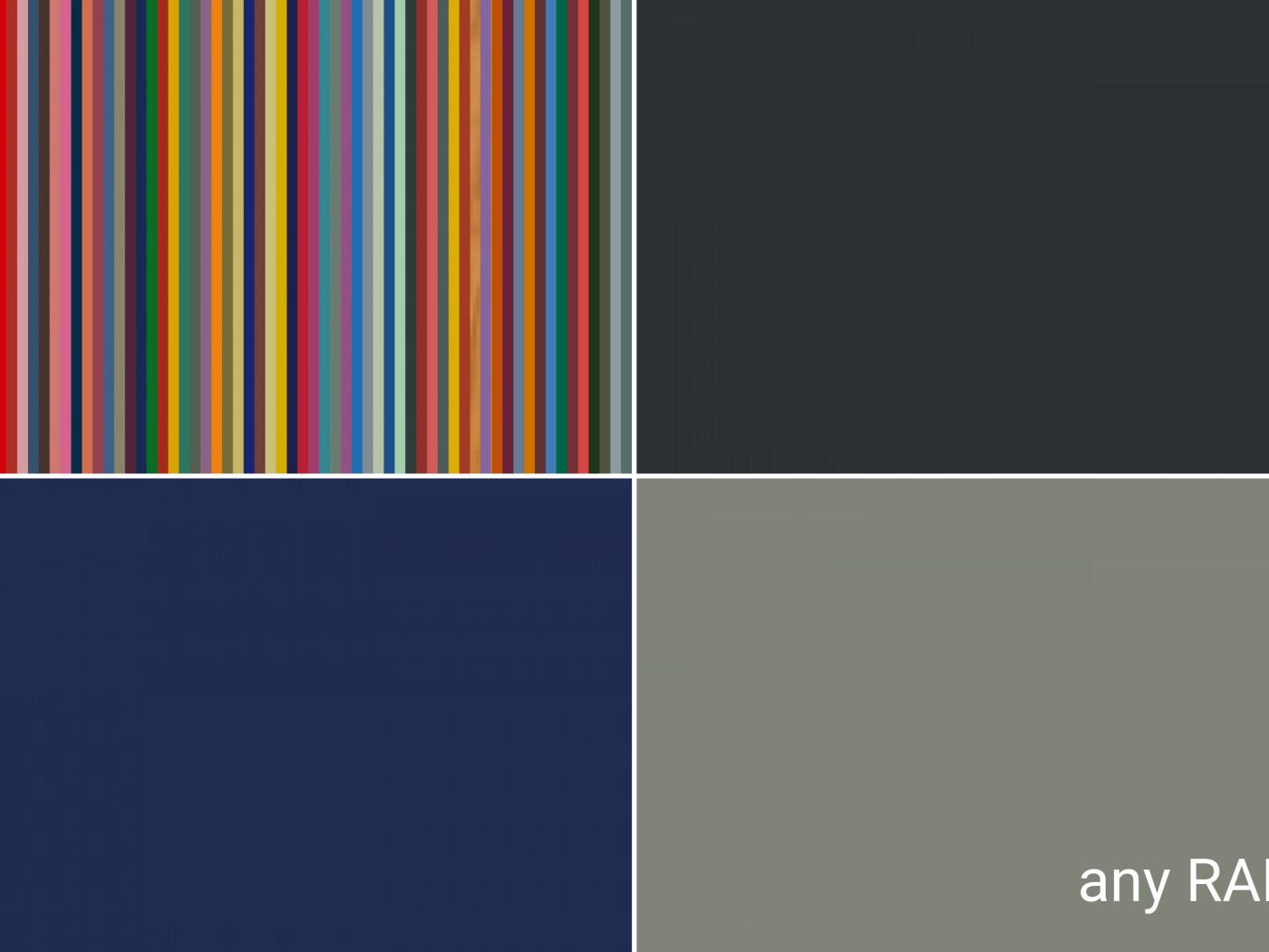 along with any RAL-painted colour will be at the lower end of the price scale