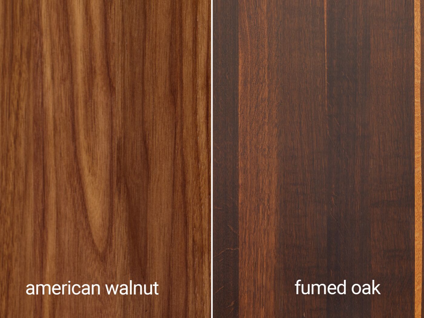 Our sought-after darker hardwoods...