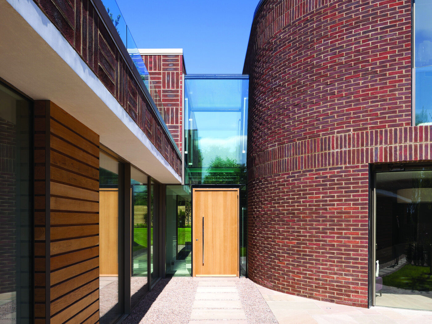 While this more modern build features our simple Raw door in light European oak