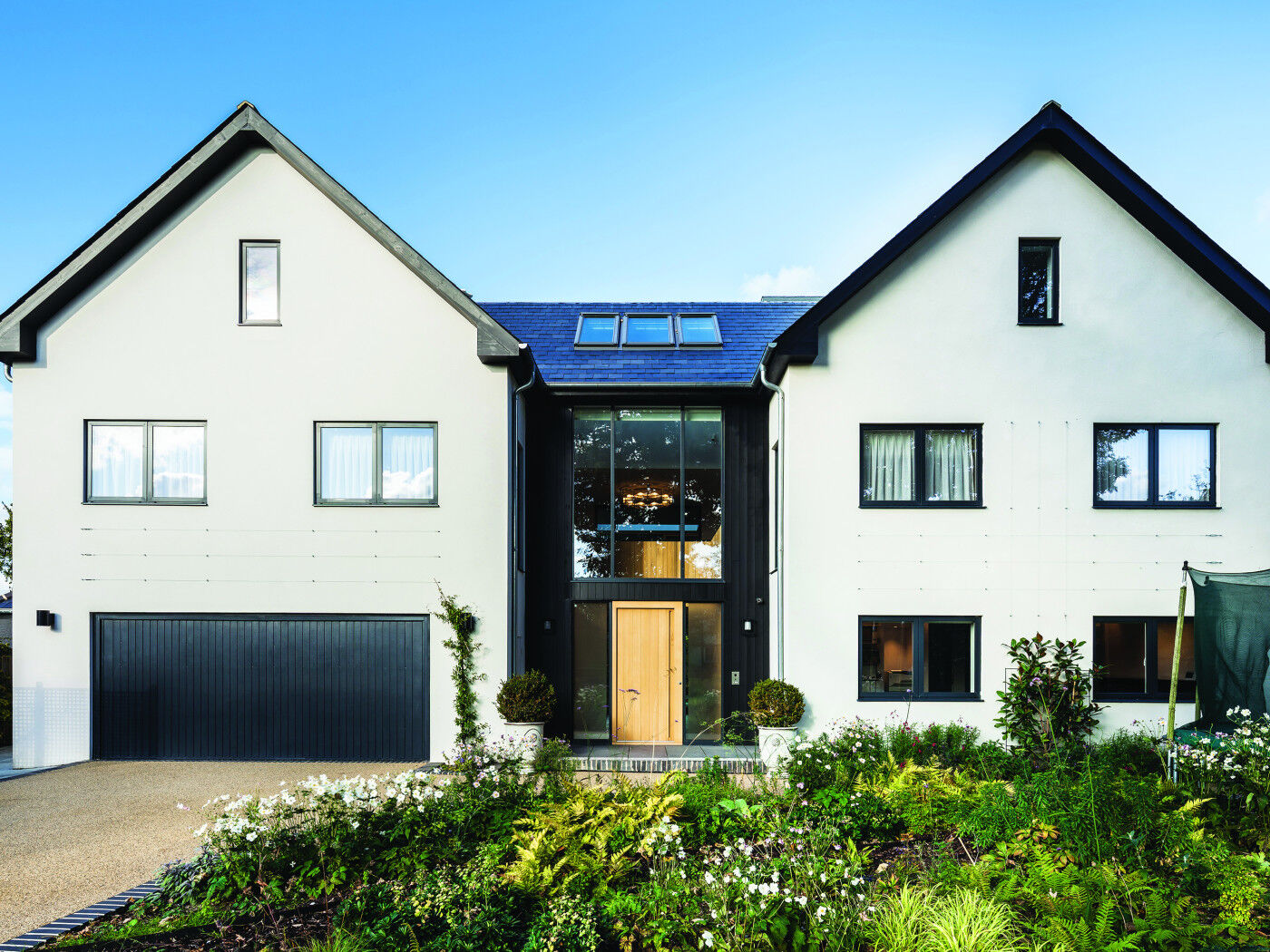 not matching the door can create a stunning frontage