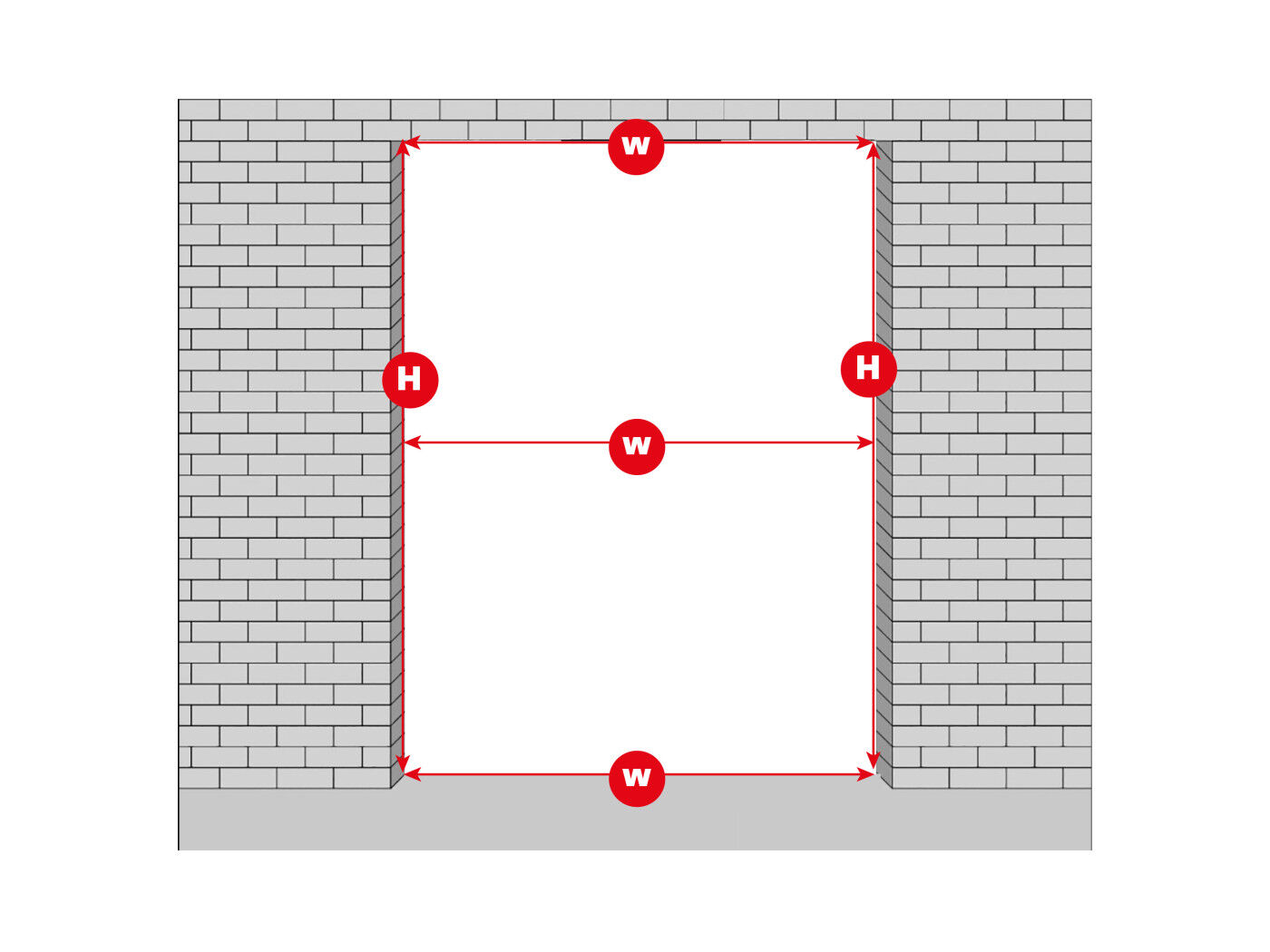 measure your structural opening 3