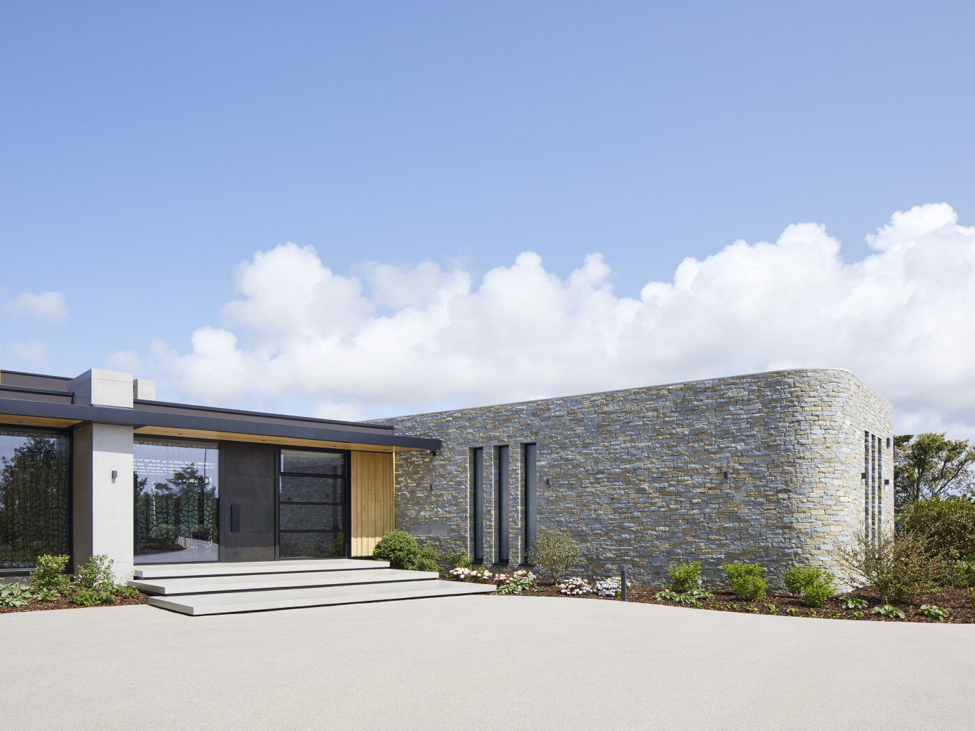 Making sure the door is protected enough from weathering with a cover or overhang 