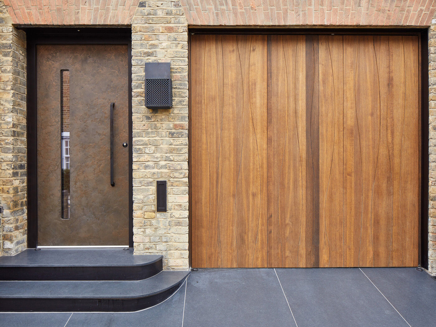 Example of letterplate in a the wall