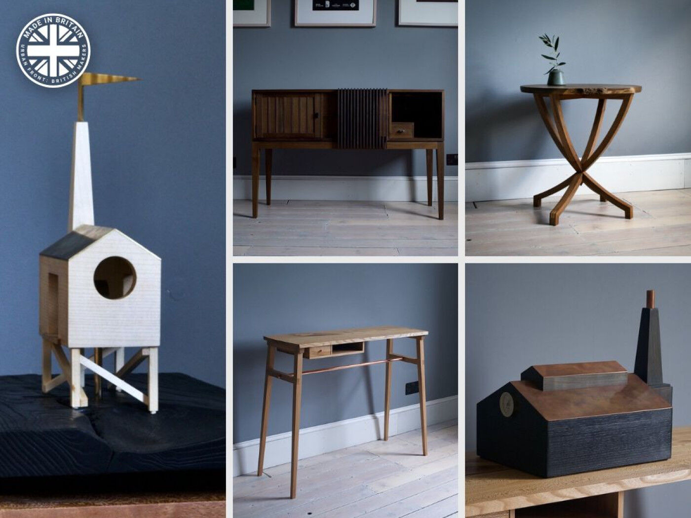 Sandy Buchanan creates furniture and sculptures using fallen timber..