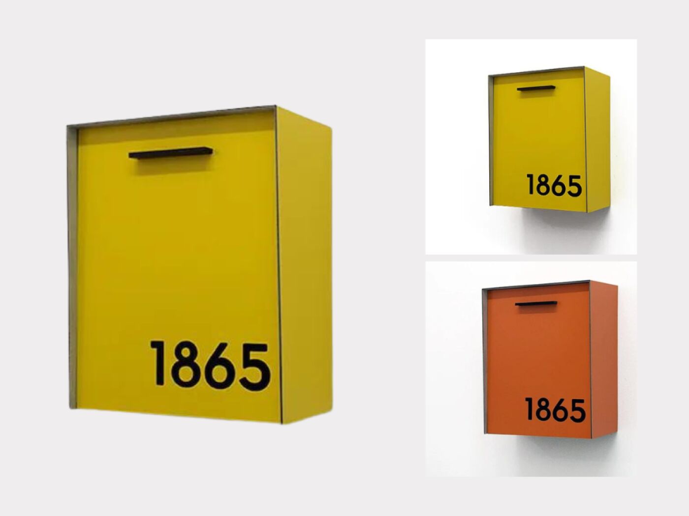 Custom aluminium postbox | £161
