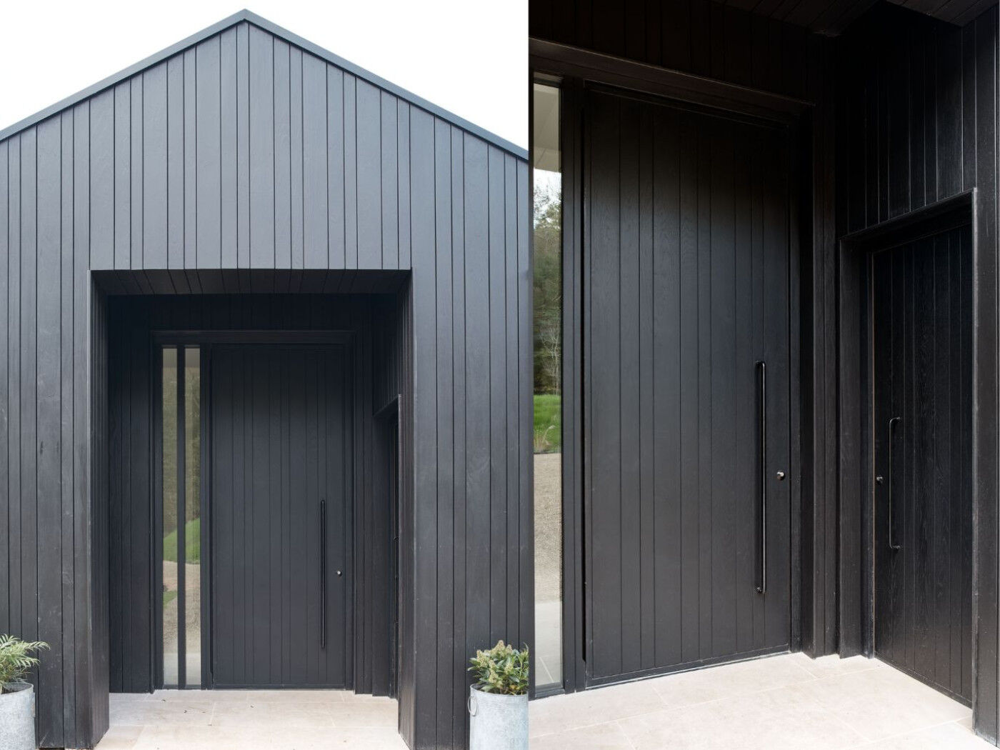 Birch Grove's Blackthorn House has front and utility doors in the same finish.