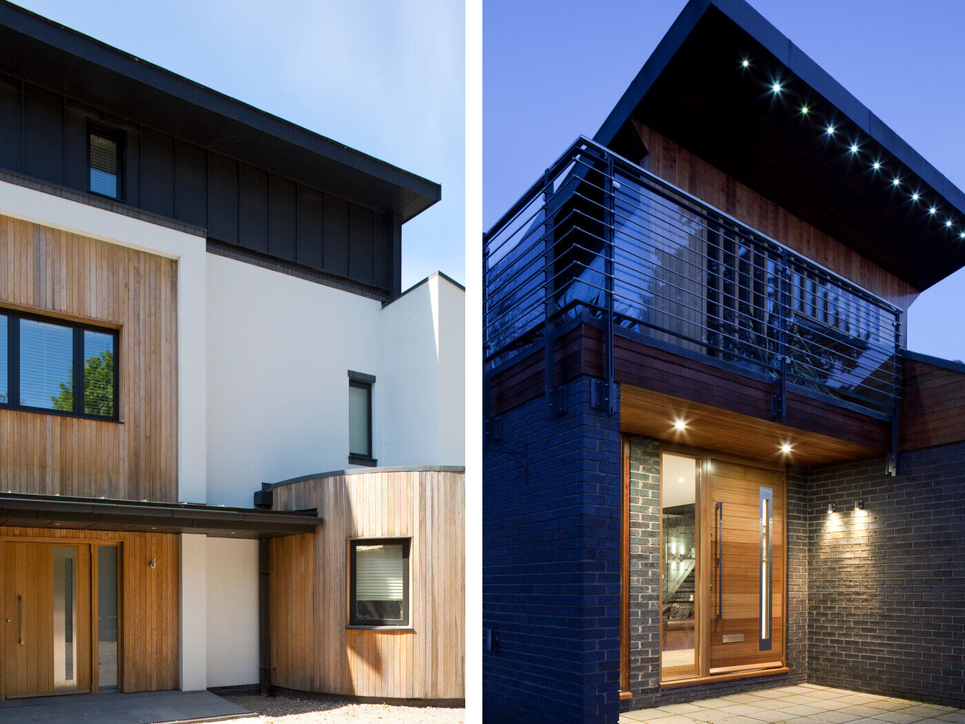 Doors often line up with windows to keep them in proportion