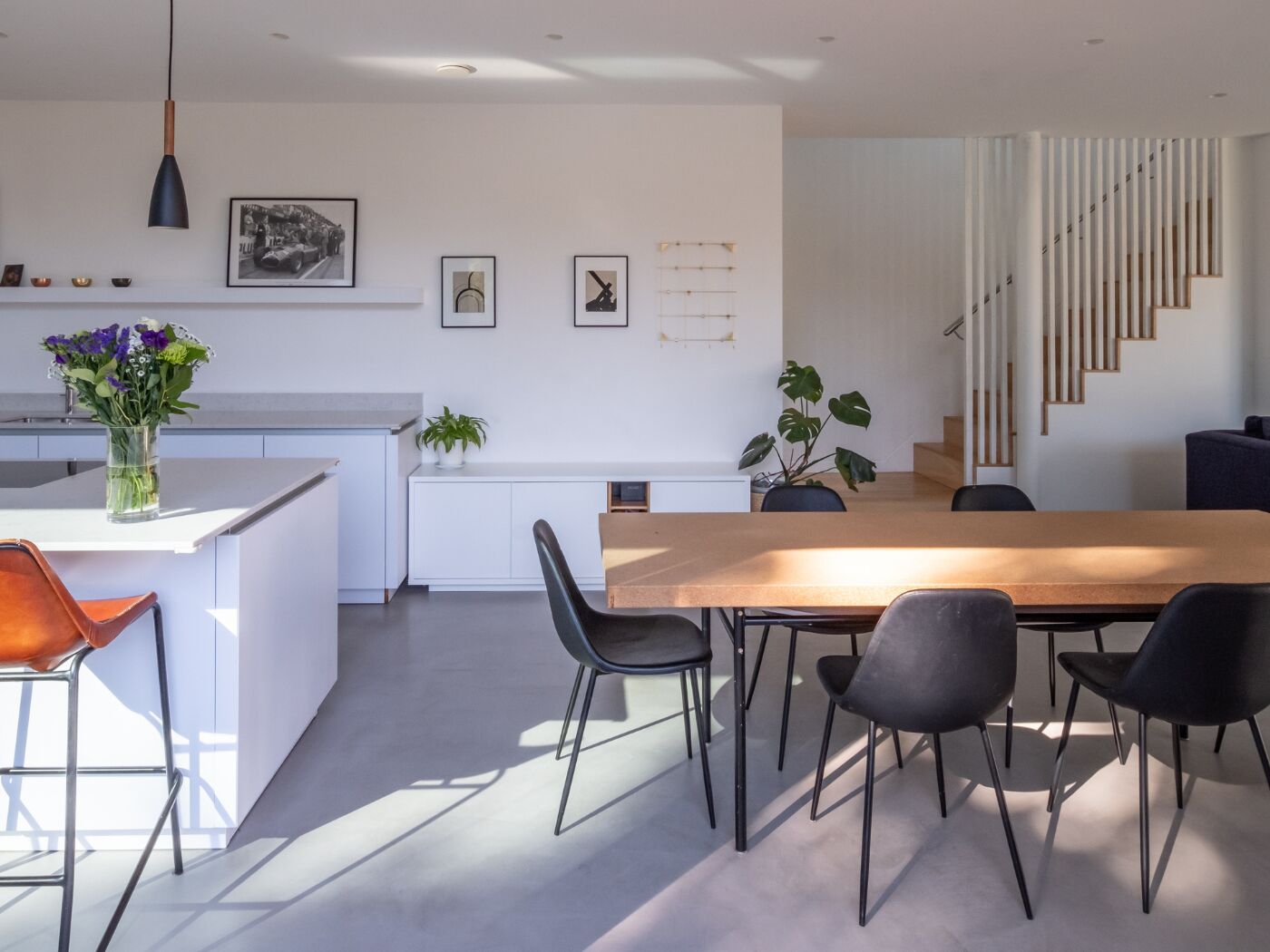 Landscape kitchen and diner