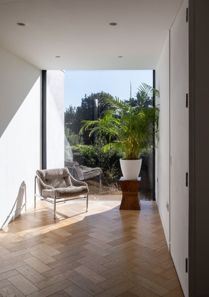 Portrait window and chair