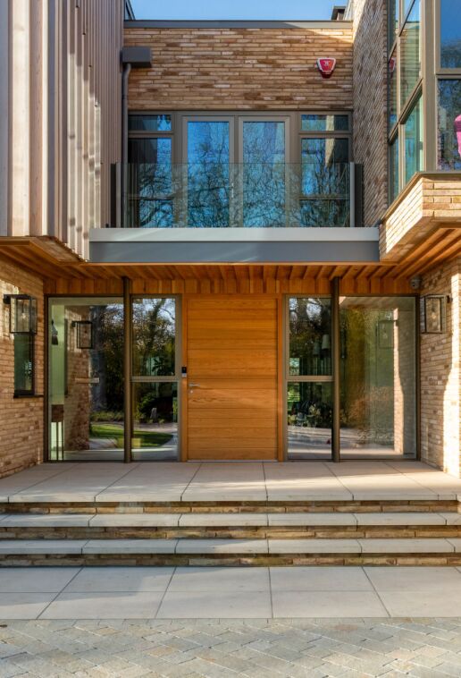 Front of house close up