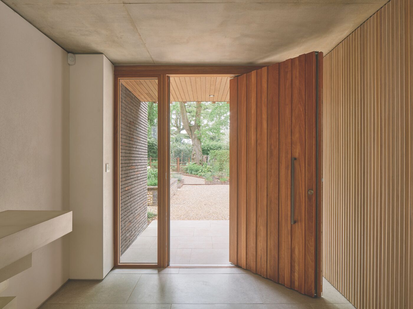 Landscape opendoor looking out