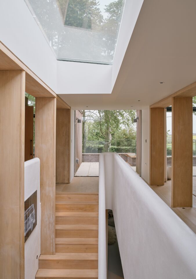 Portrait stairs from second floor