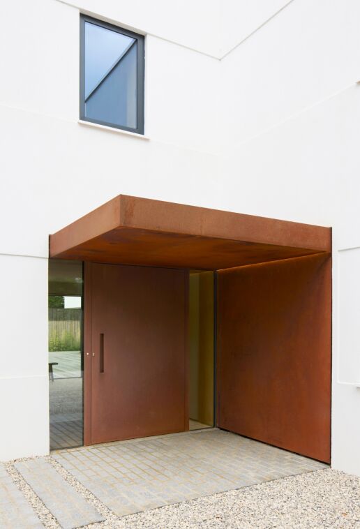 Portrait door during day