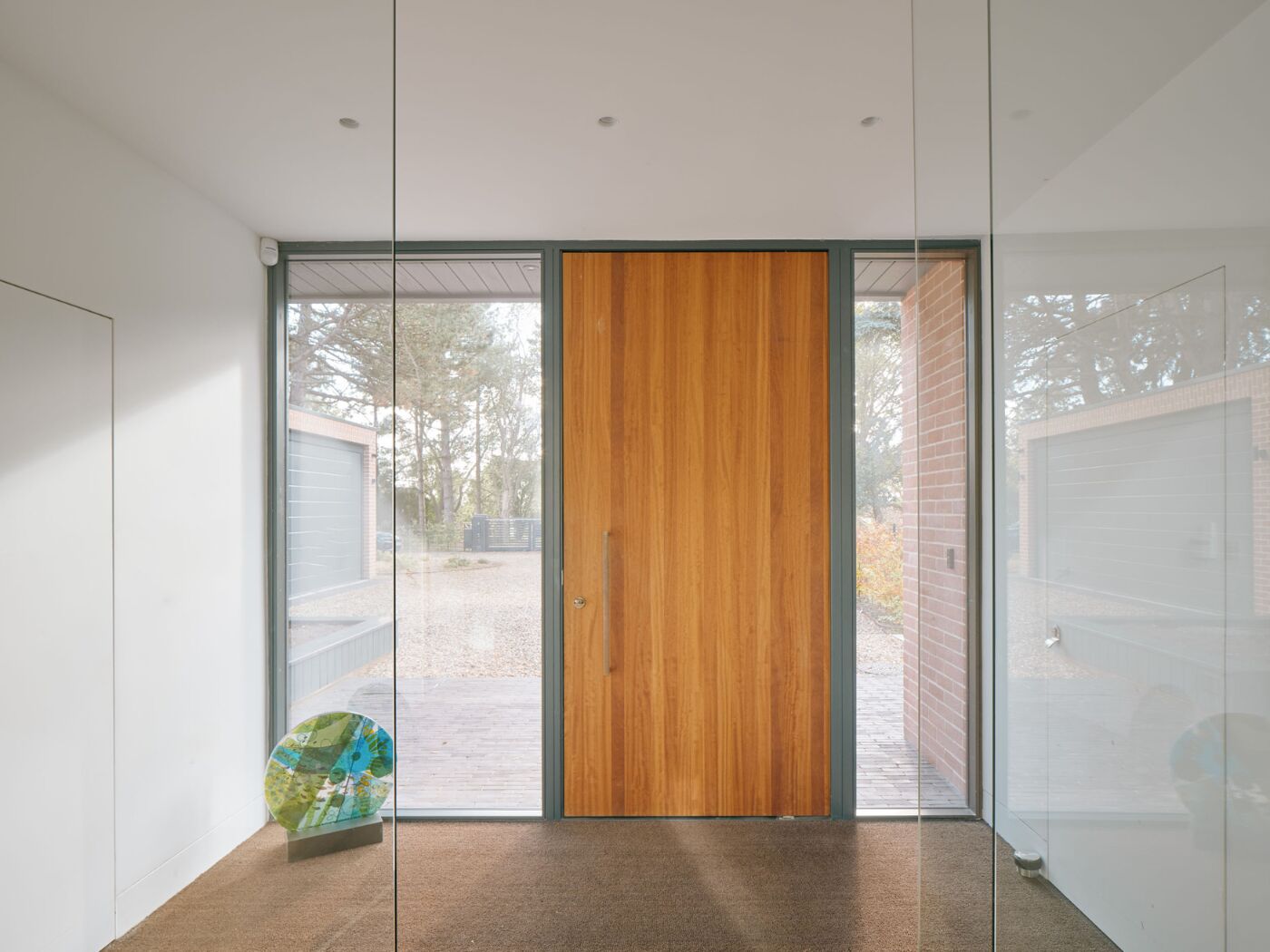 Internal side of front door Sandbox