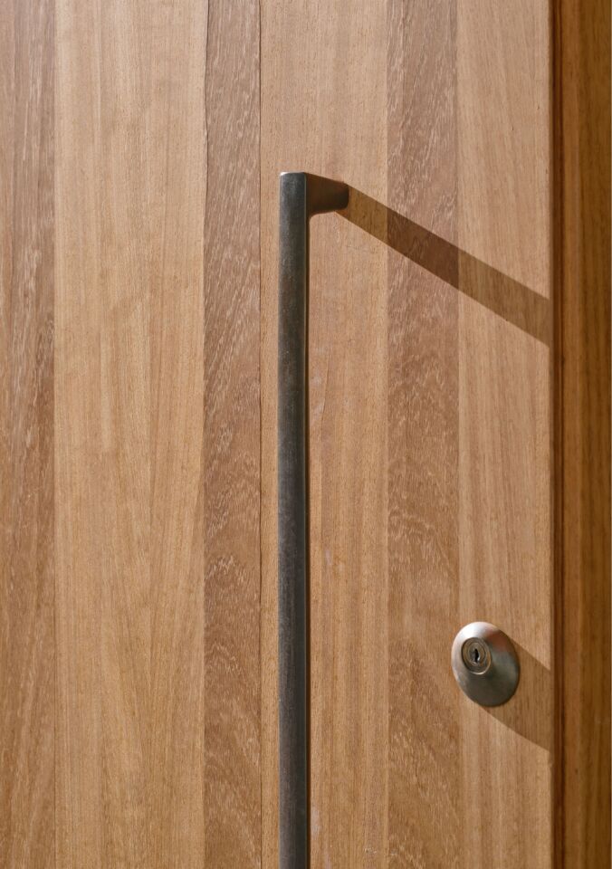 Portrait wood grain close up