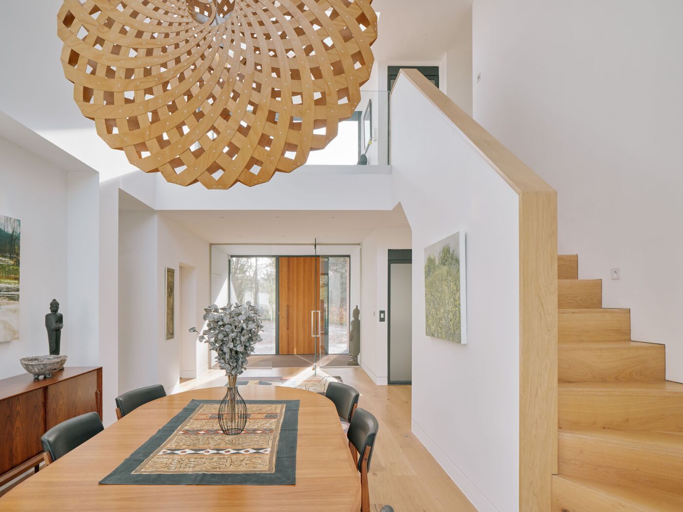 Dining area facing front door Sandbox