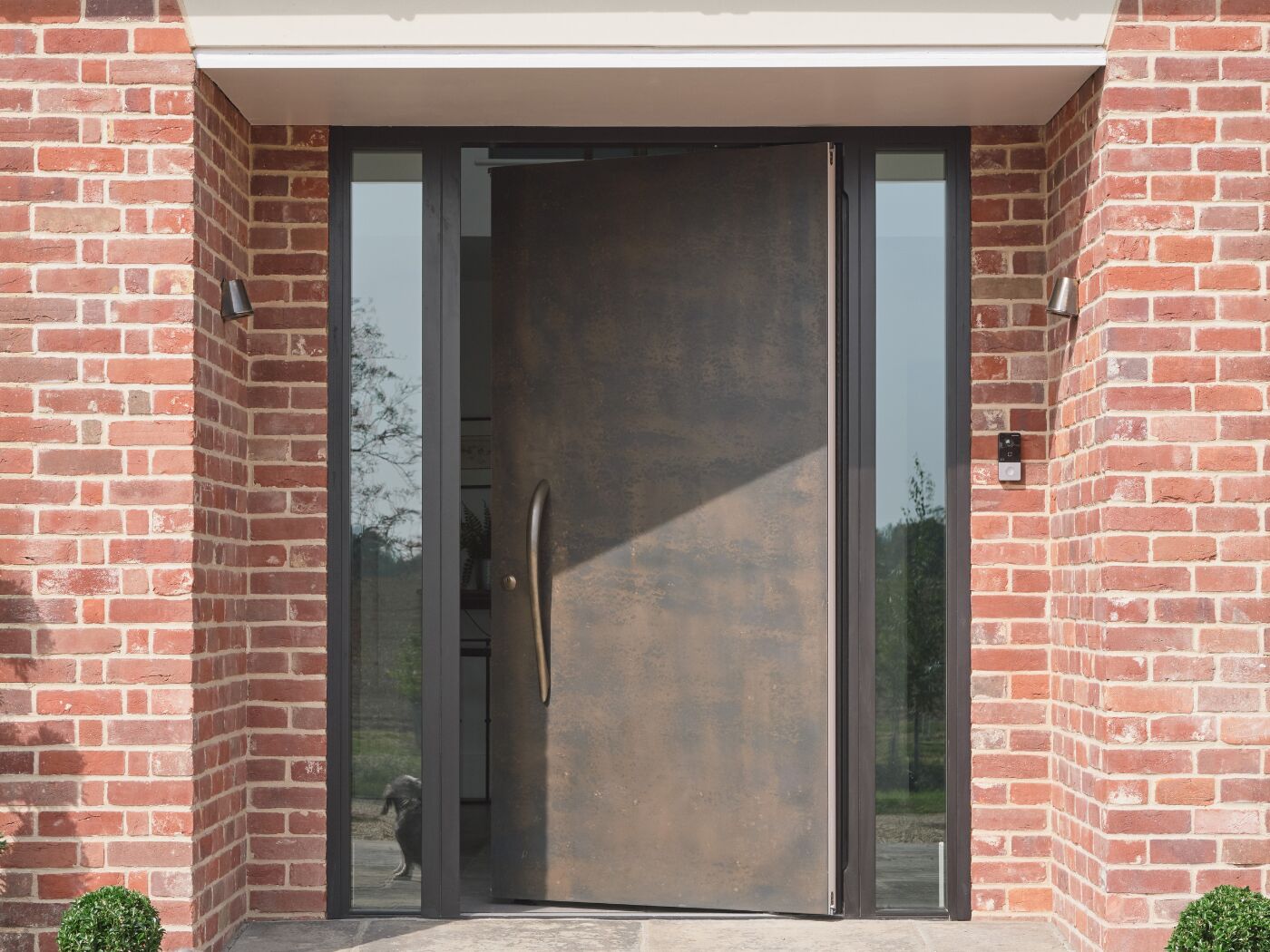 Bronze door for traditional porch blog