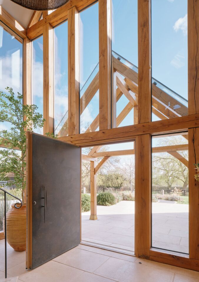 Portrait from inside bronze side