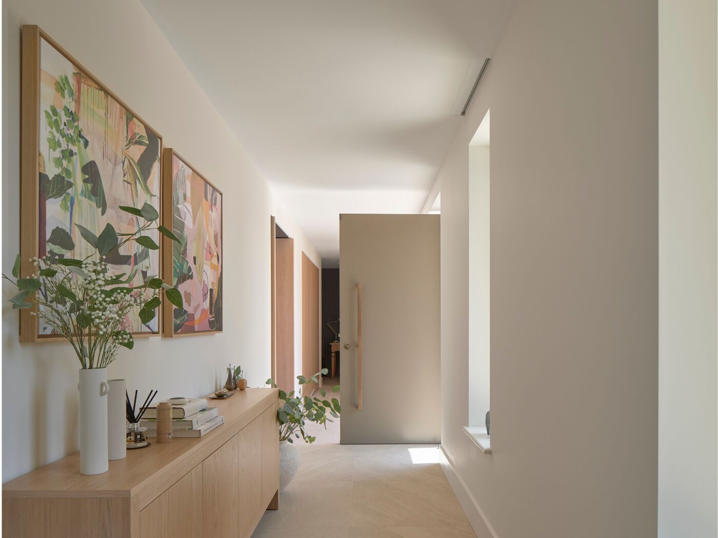 Landscape Pentangle hallway internal side of door