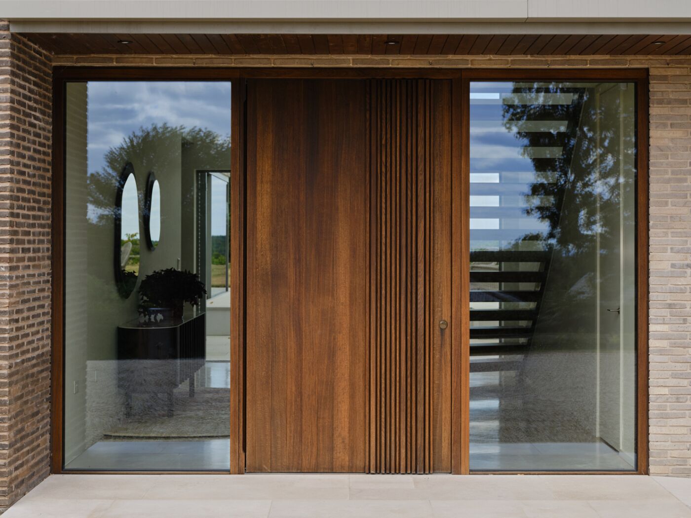 Landscape close up of door
