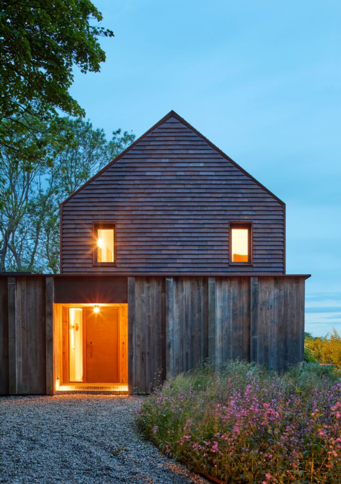 Portrait_house and door at night