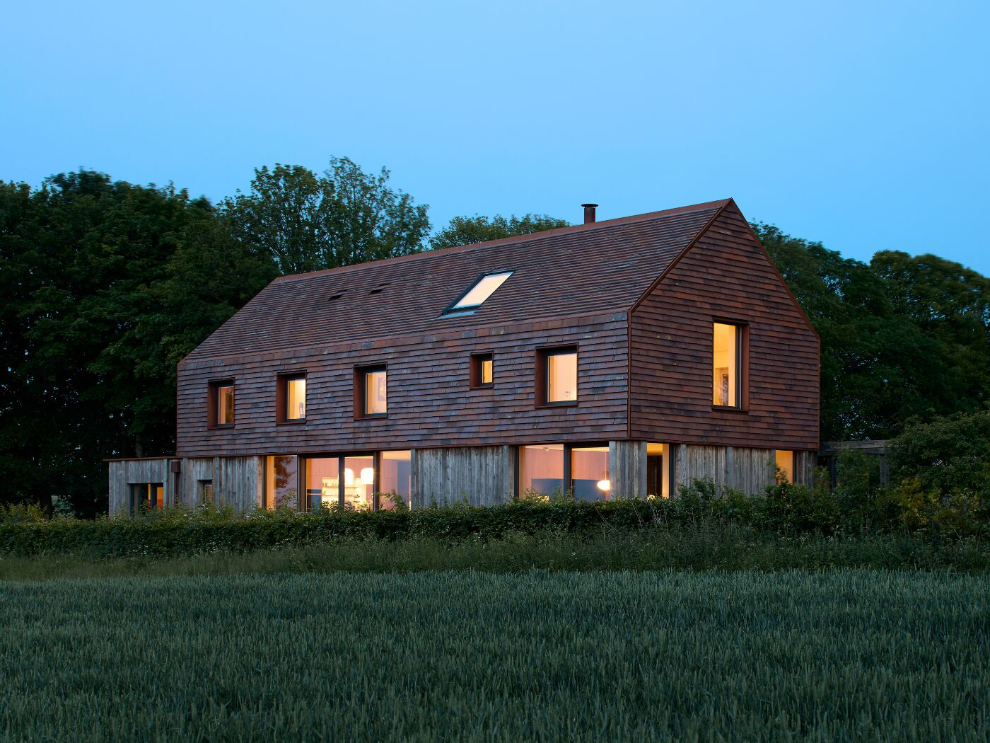 Landscape_external at night_Ridgeway House