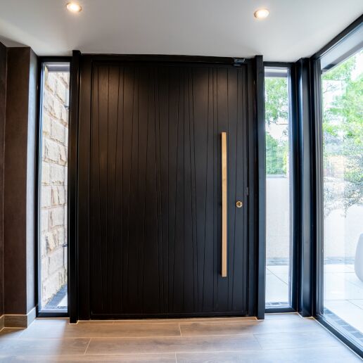 Close up inside of Urban Front door Casamia House