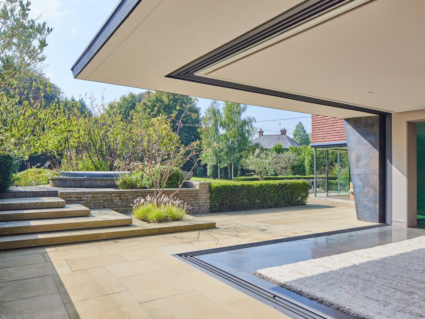 Dining room onto gardens Fir Tree House