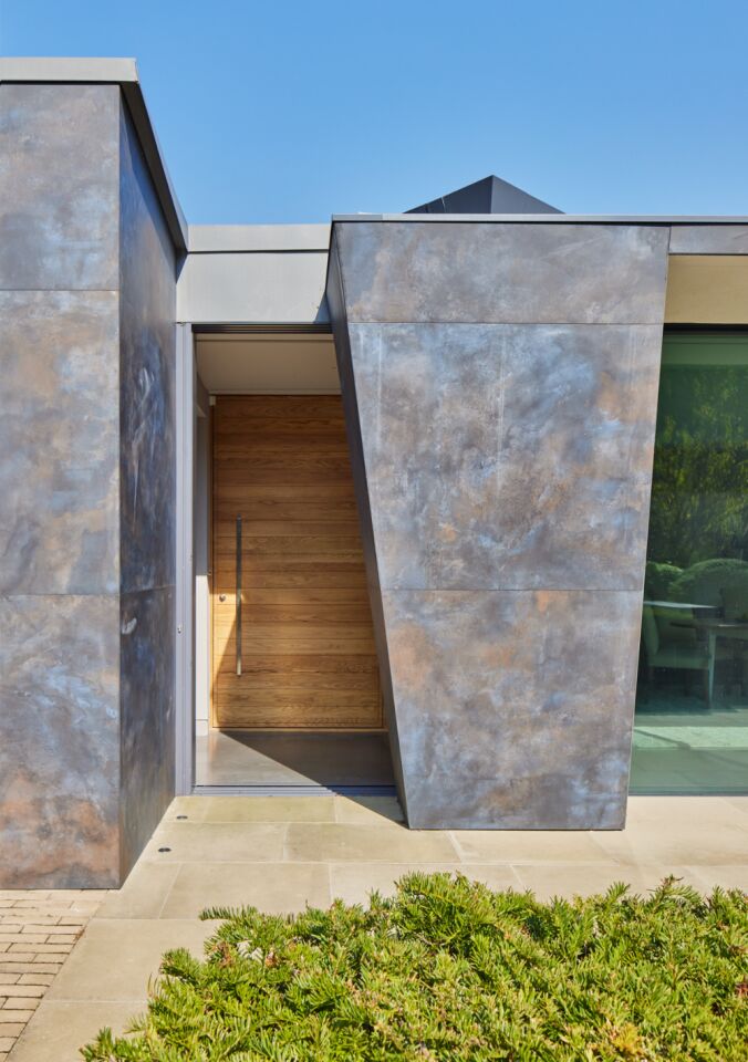 Portrait door closed Fir Tree House