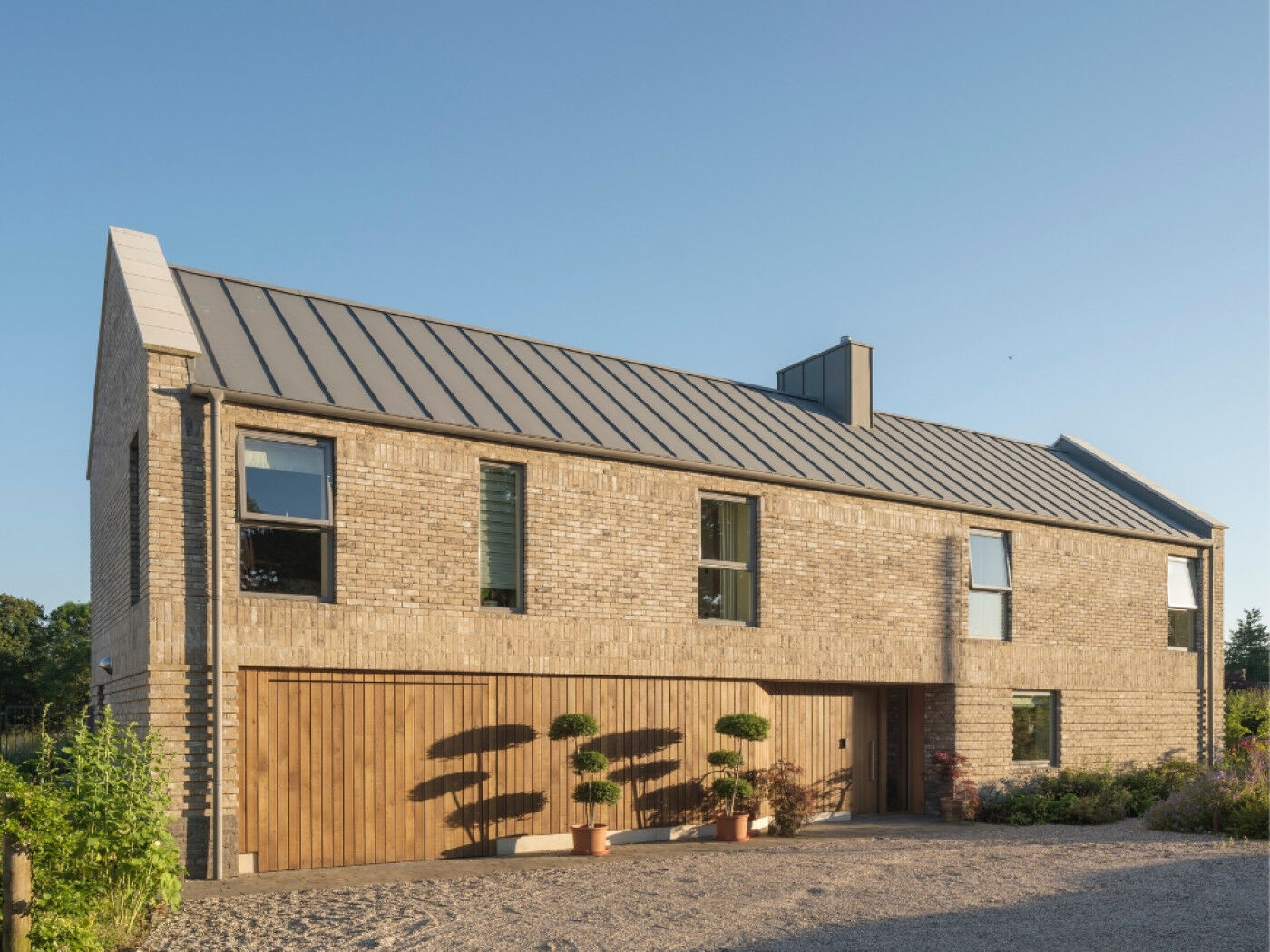 Long House Passive Oak Door 5