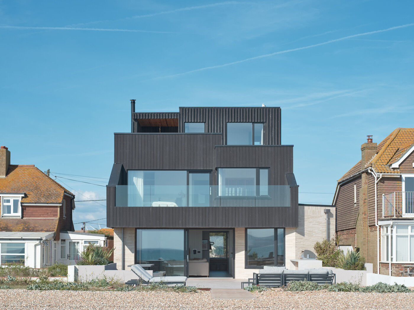 Terano steel rust concealed handle