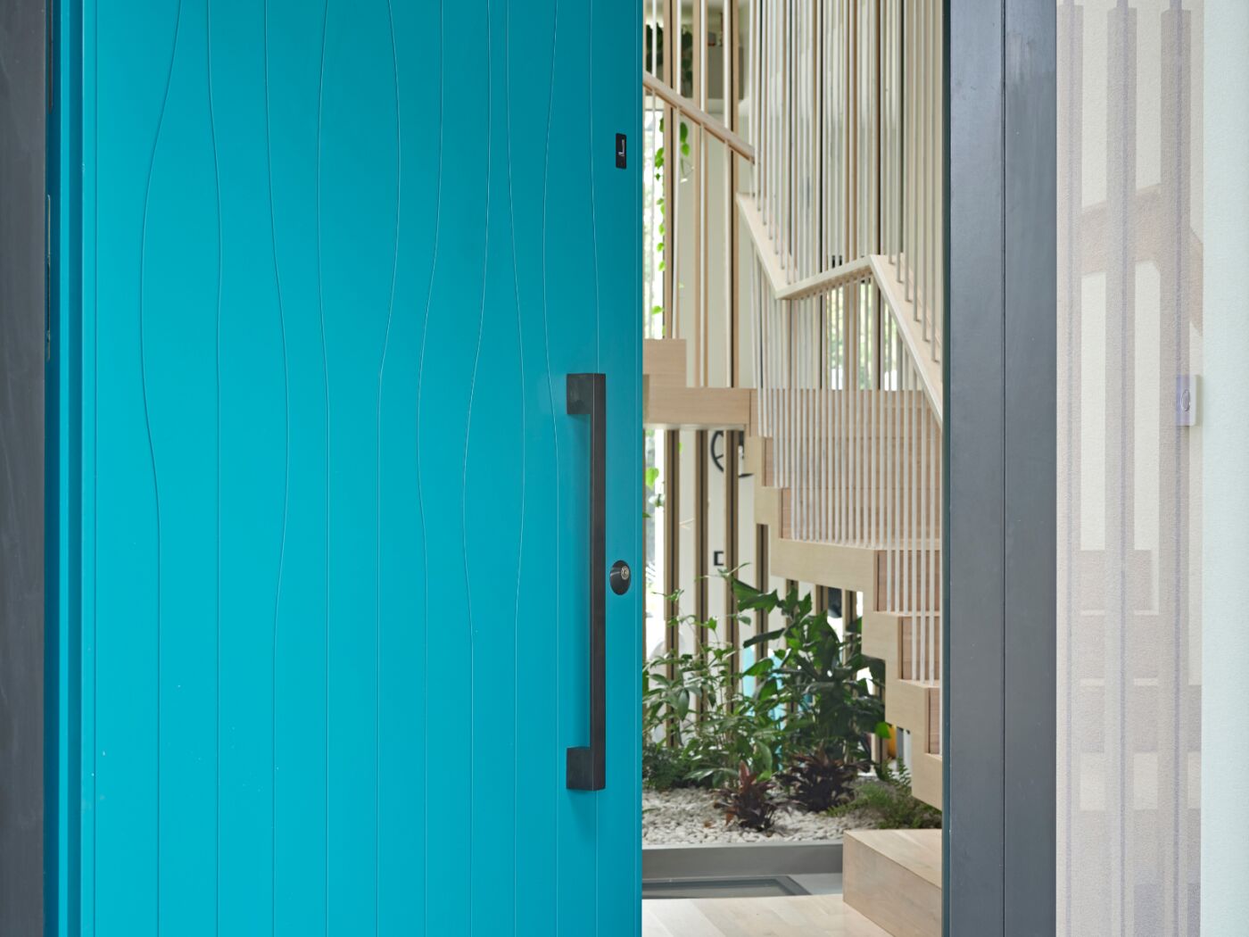 Teal Front door Urban Front 17