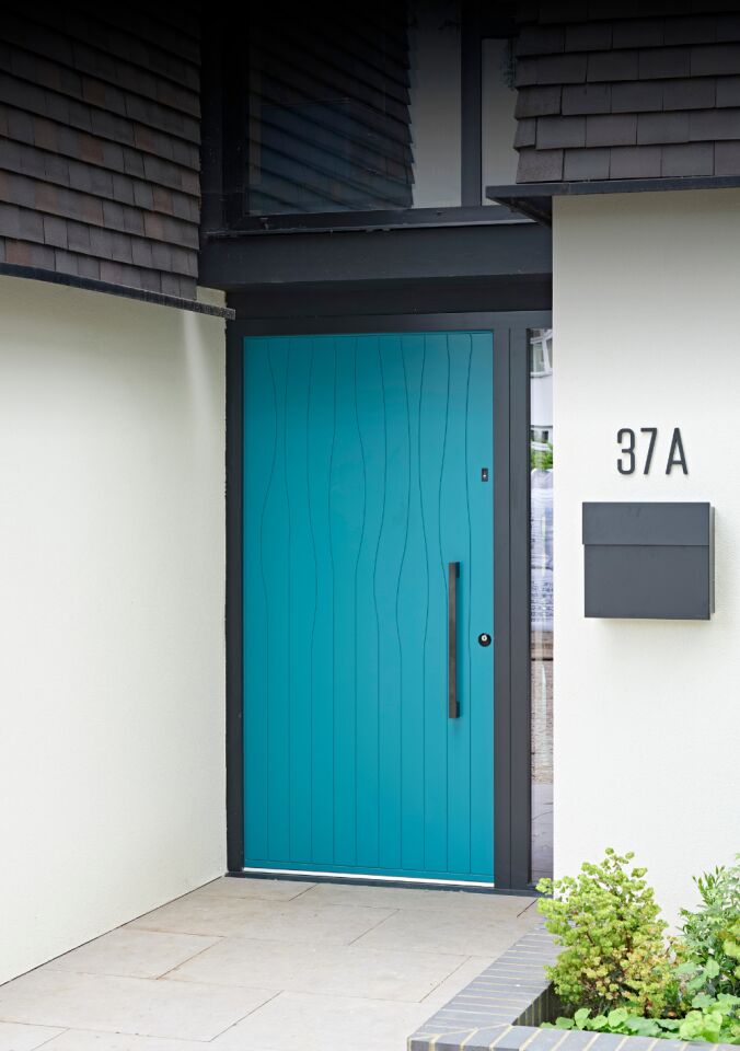 Teal front door Urban front 10