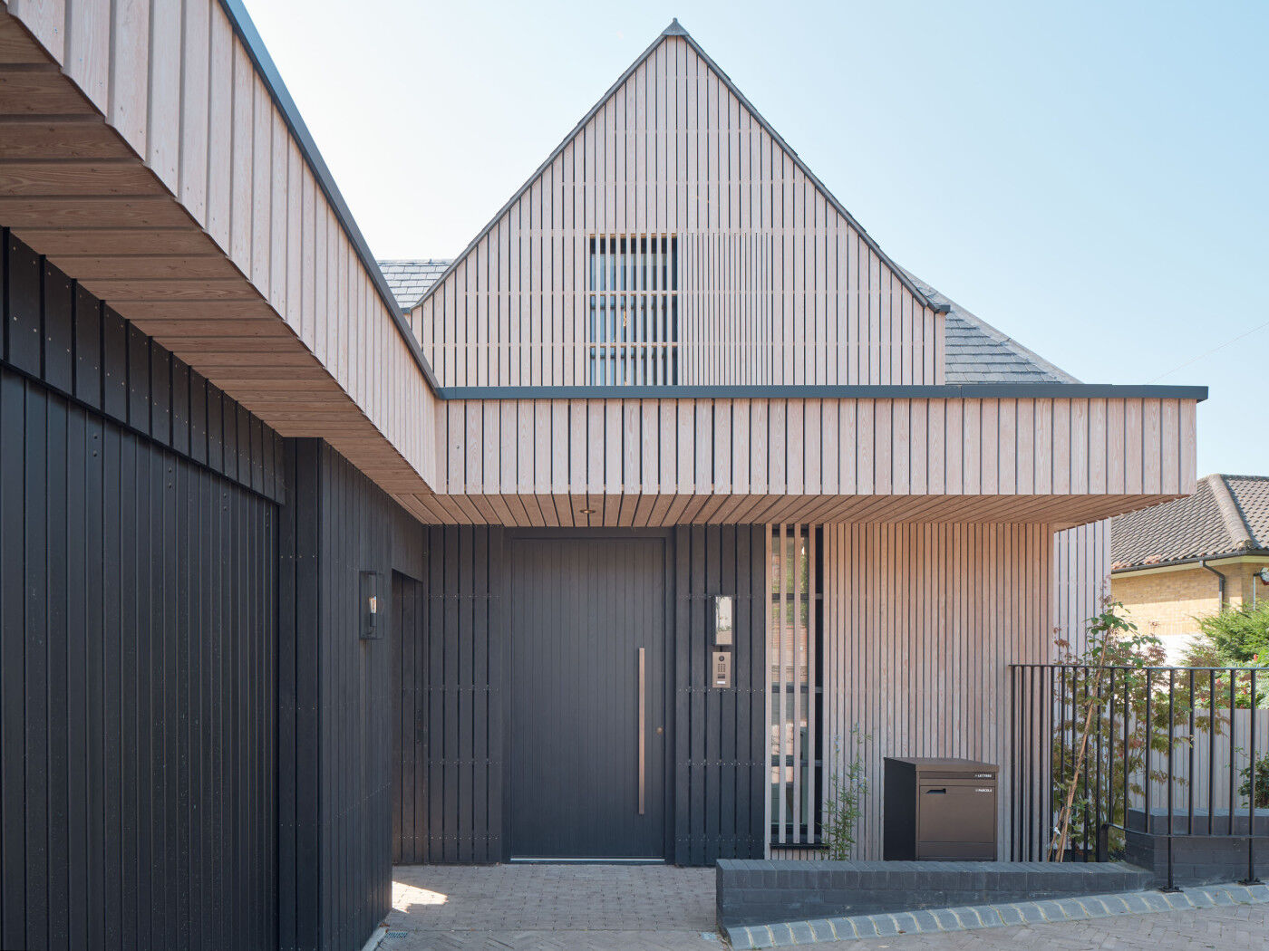 A stunning sustainable home with a Passivhaus Urban Front door