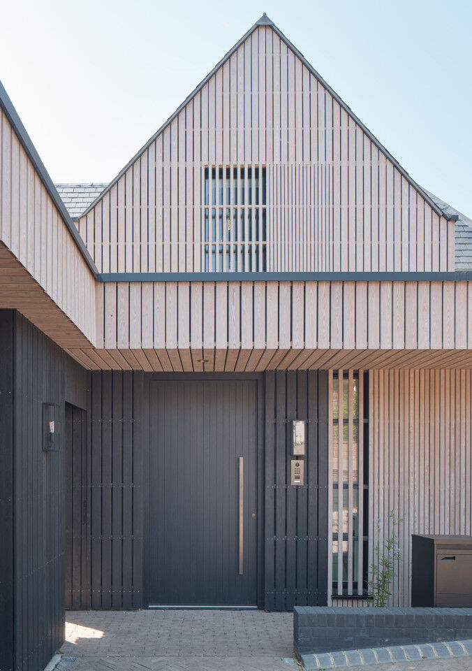 A stunning sustainable home with a Passivhaus Urban Front door