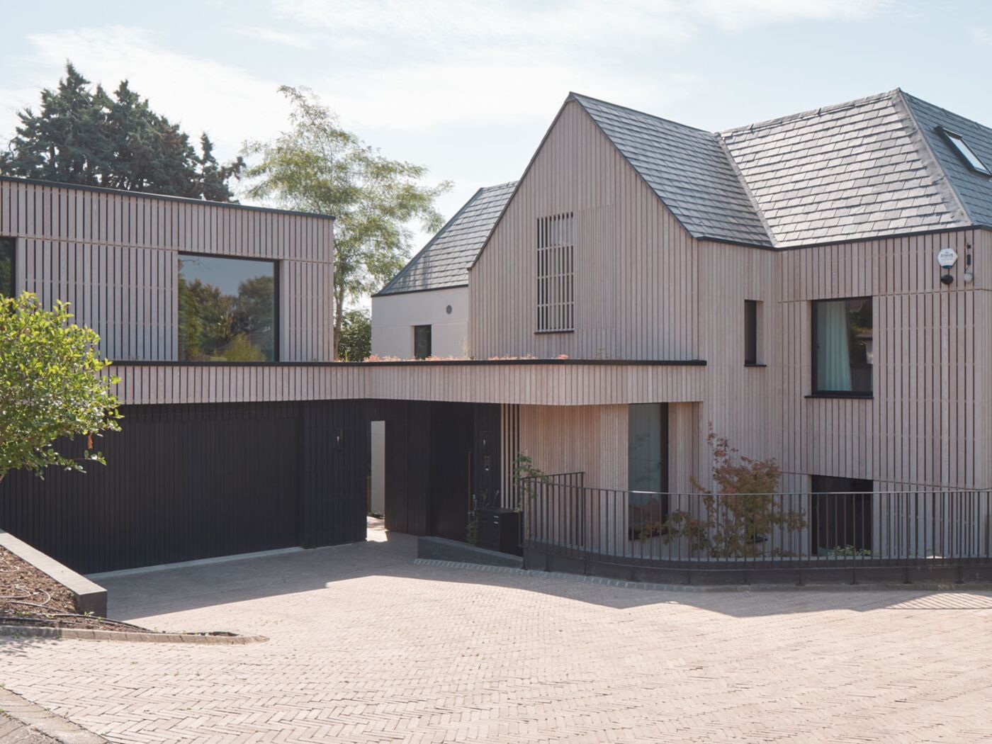 Grey and cladding creatively used to make an impact