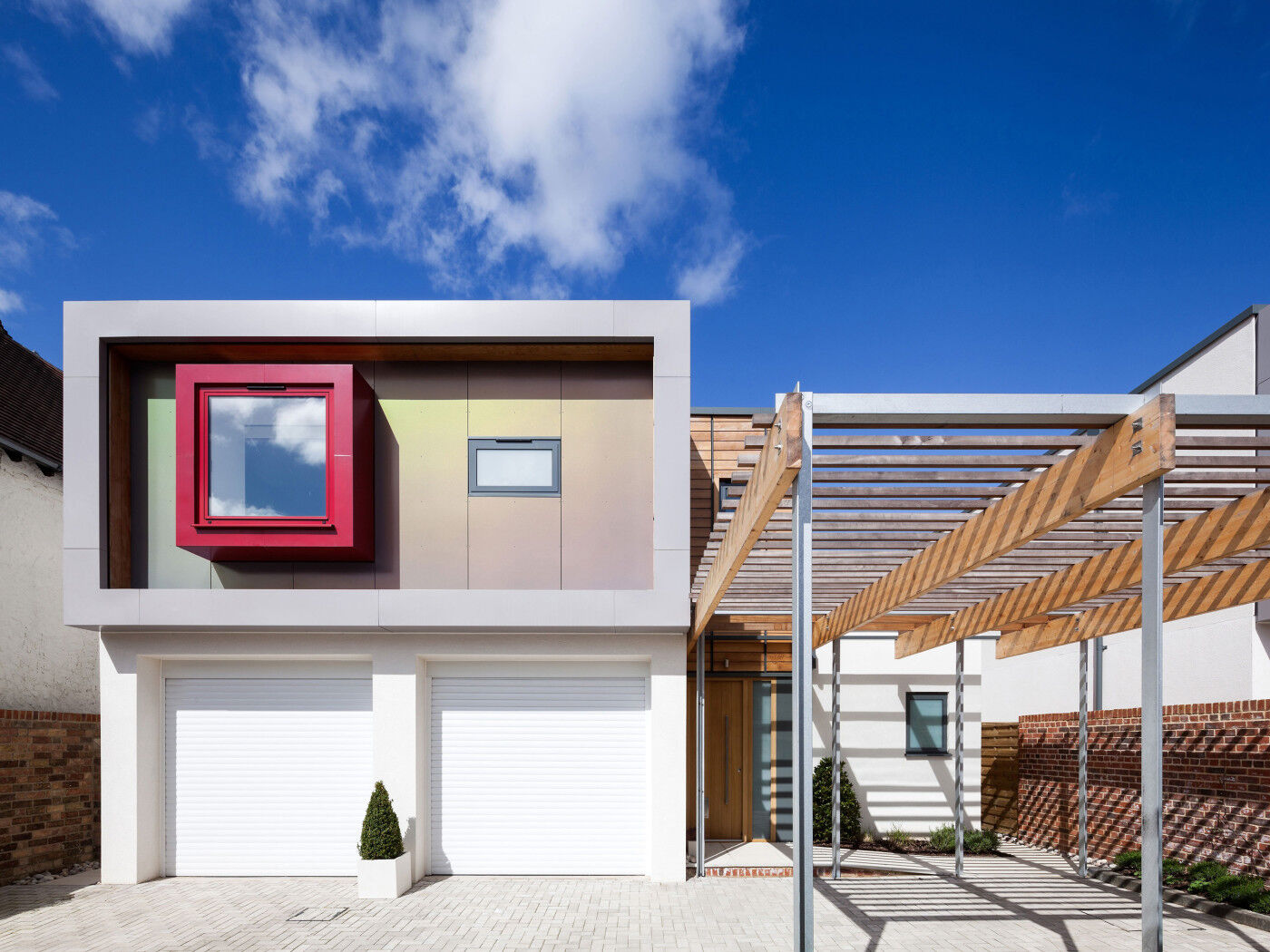 Gorgeous contemporary house with Urban Front's Porto front door