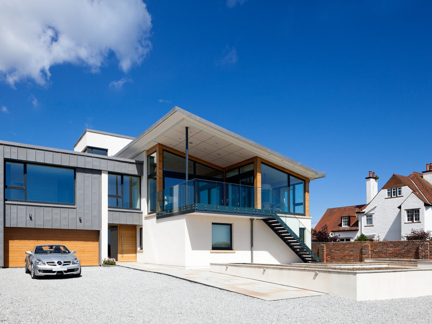 This contemporary house features Urban Front external & internal doors