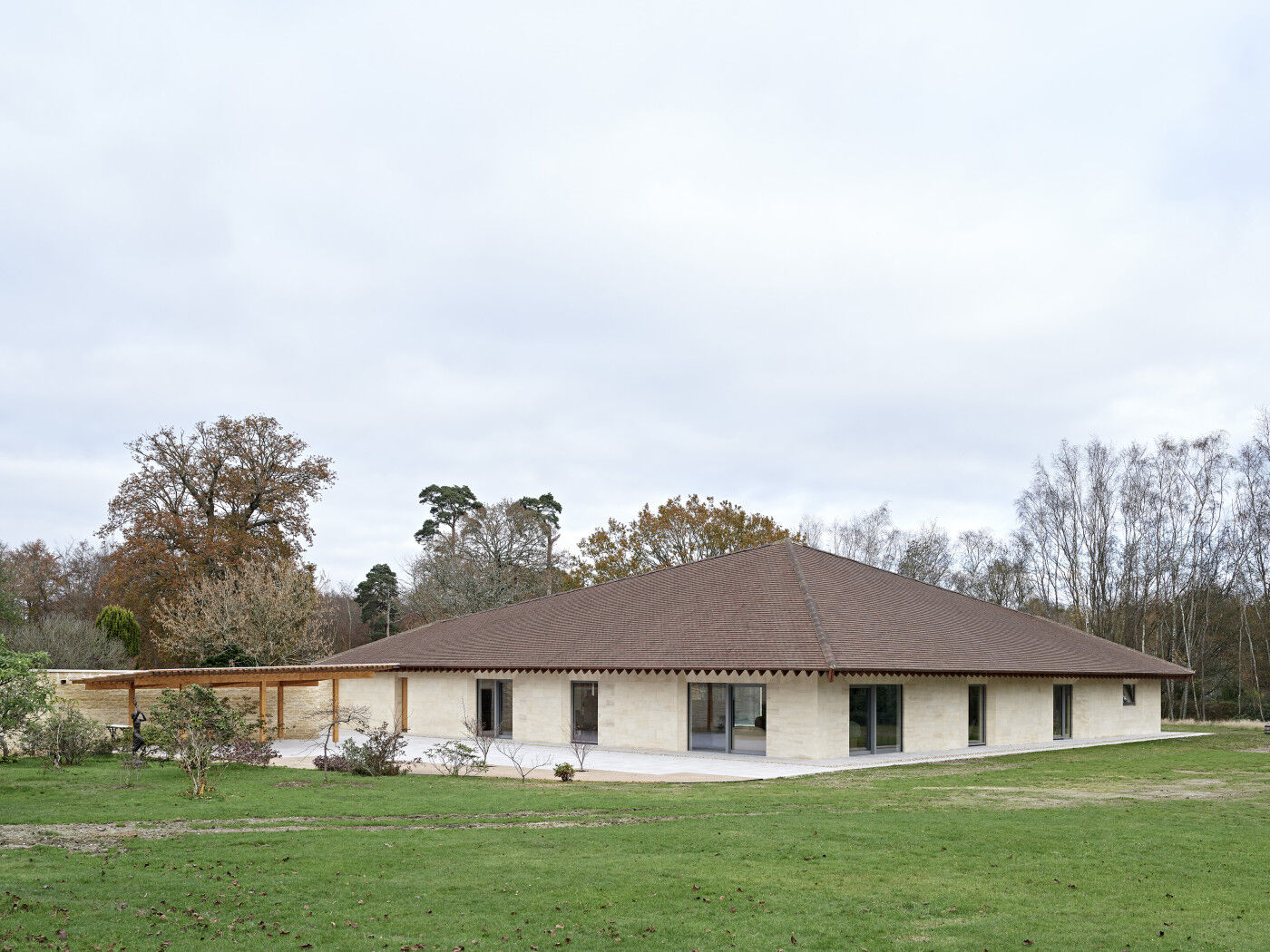 This single-storey home was designed by the architect for his parents
