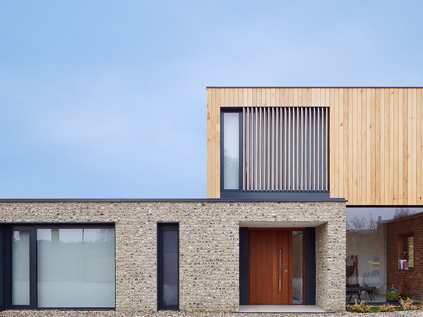 Stunning architectural design featuring Urban Front's iroko front door