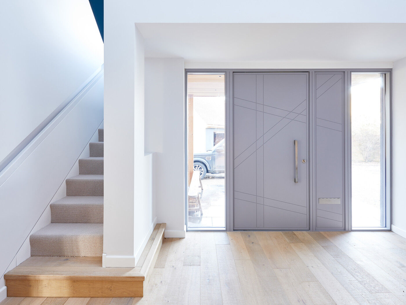 doors with matching glass wood panels 1