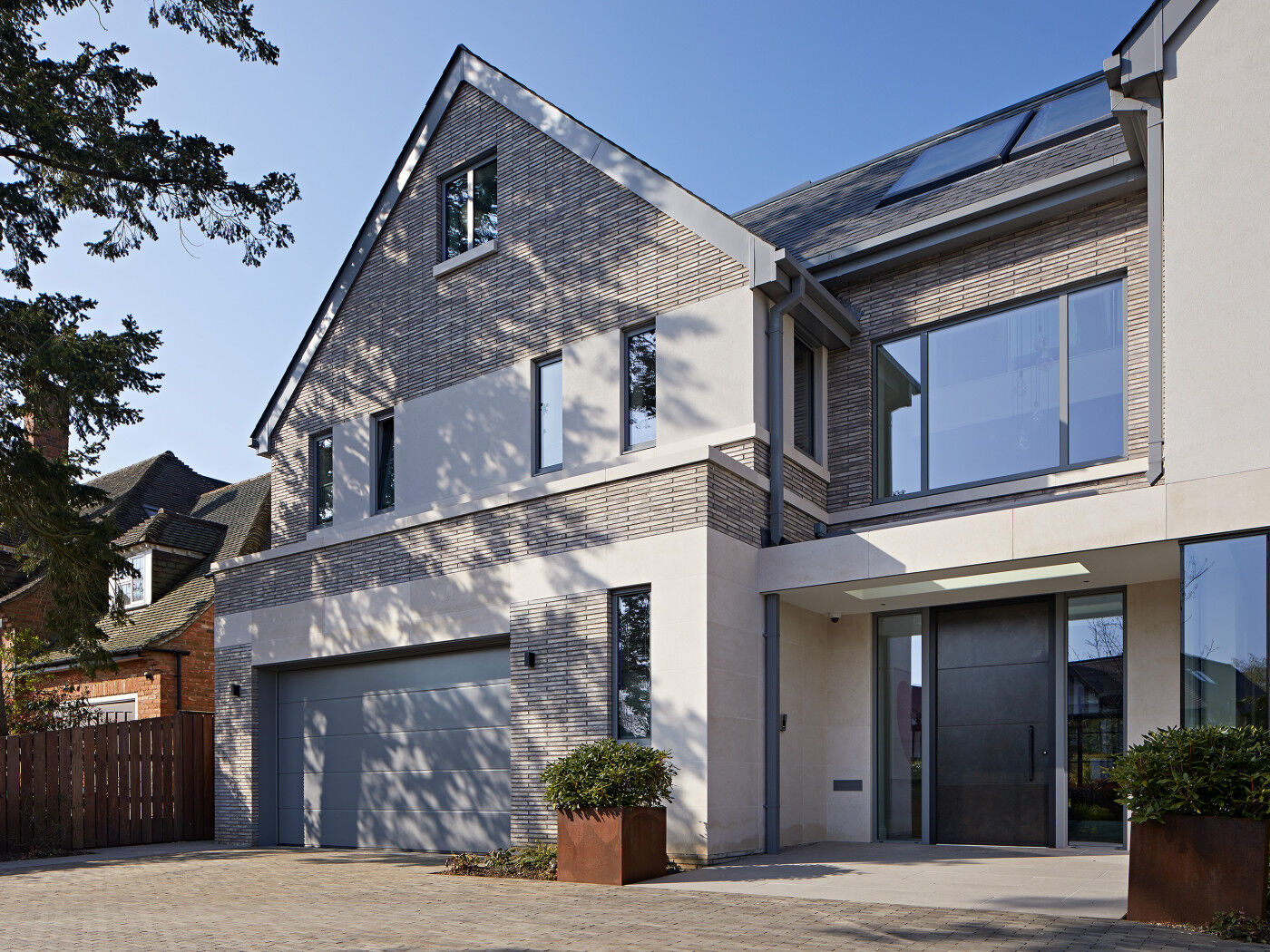 Standing at 3 metres tall, this impressive door is perfectly complementary to the classically contemporary exterior